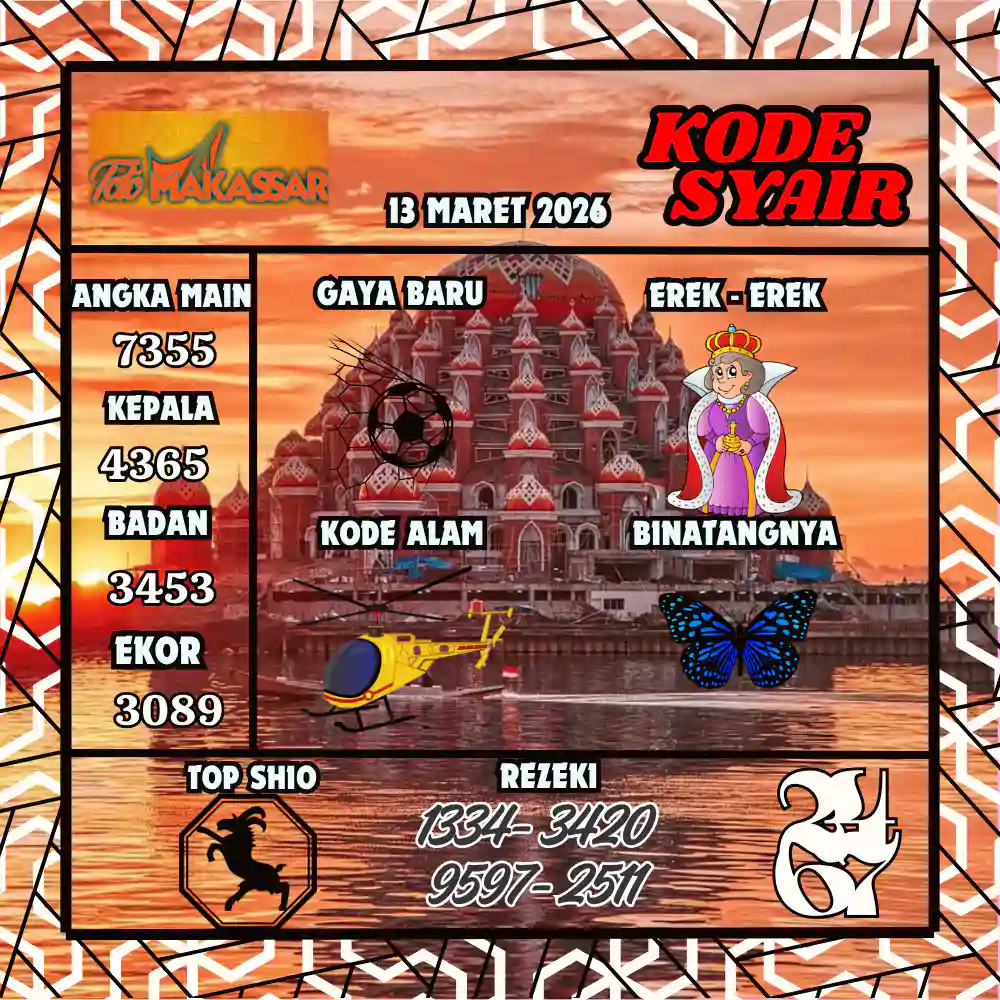 Kode Syair Makasar Pools Maret 2026