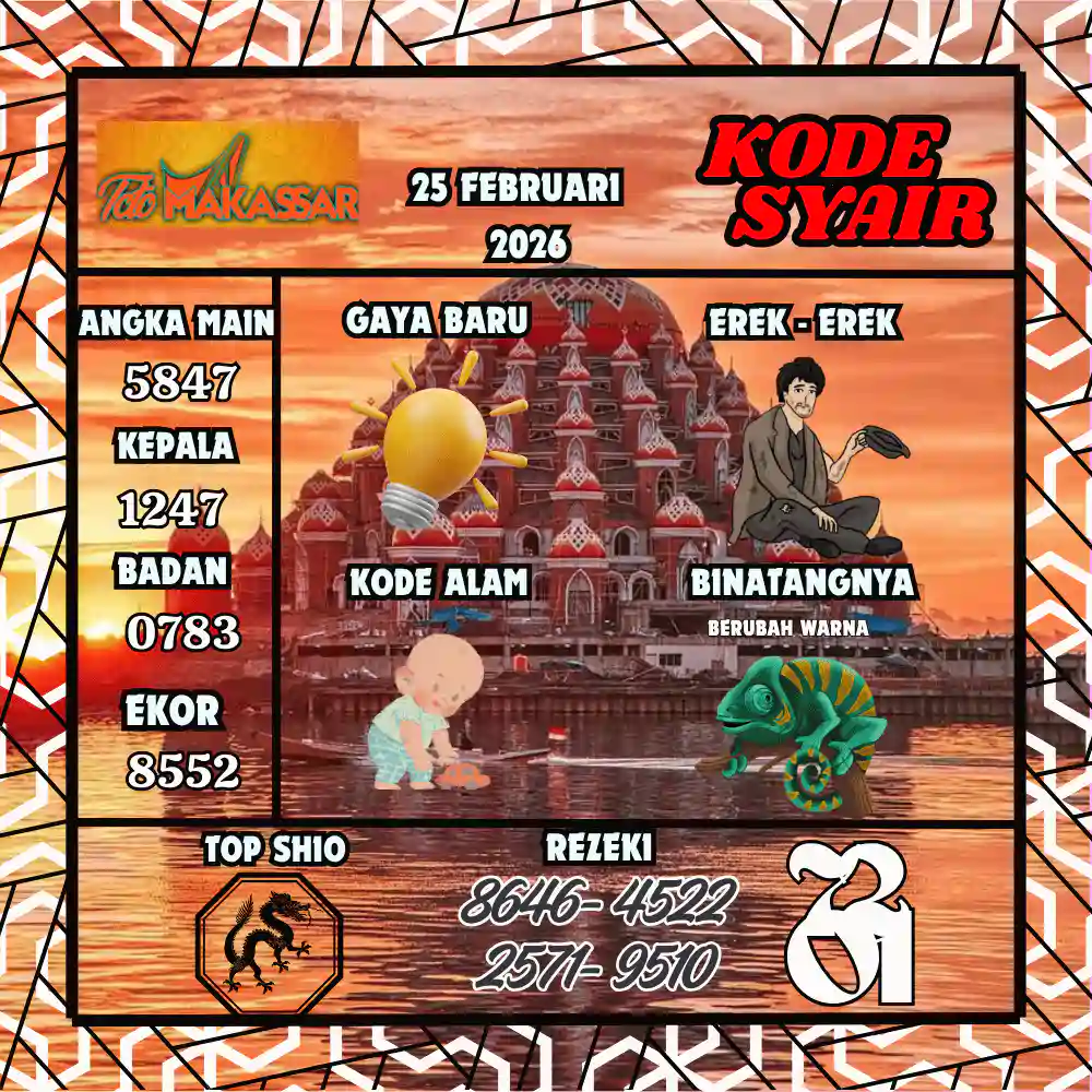 Kode Syair Makasar Pools Februari 2026