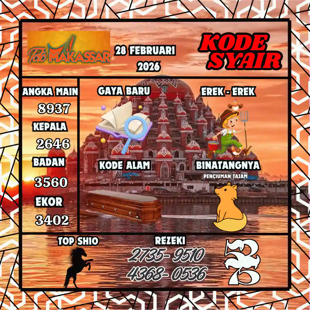 Kode Syair Makasar Pools Februari 2026