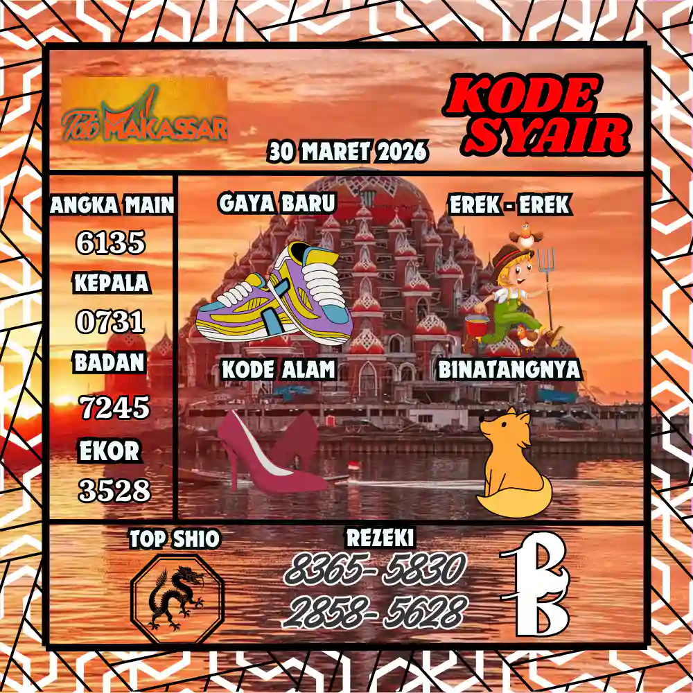 Kode Syair Makasar Pools Maret 2026
