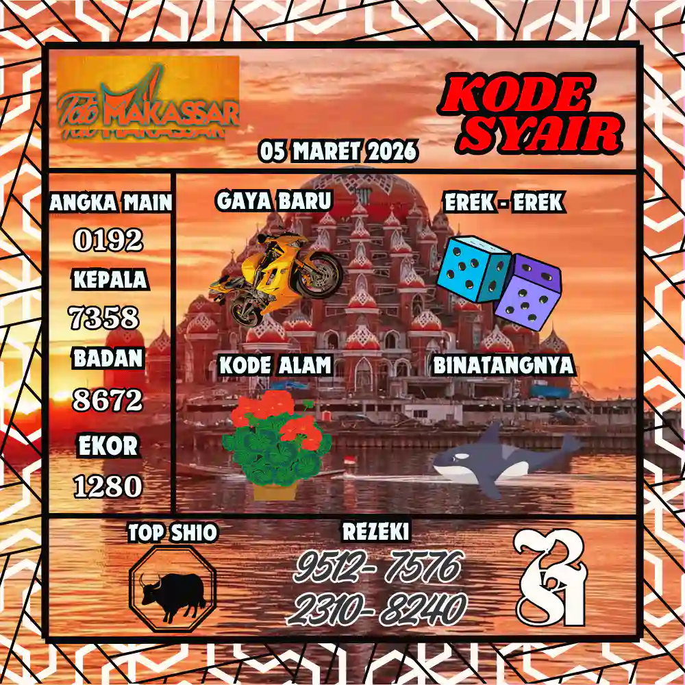 Kode Syair Makasar Pools Maret 2026
