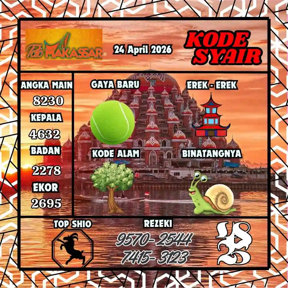 Kode Syair Makasar Pools April 2026