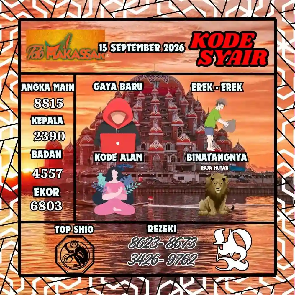 Kode Syair Makasar Pools September 2026
