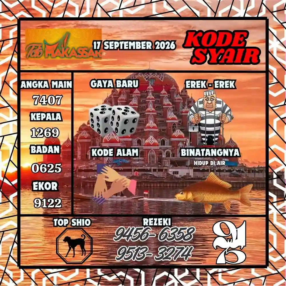 Kode Syair Makasar Pools September 2026
