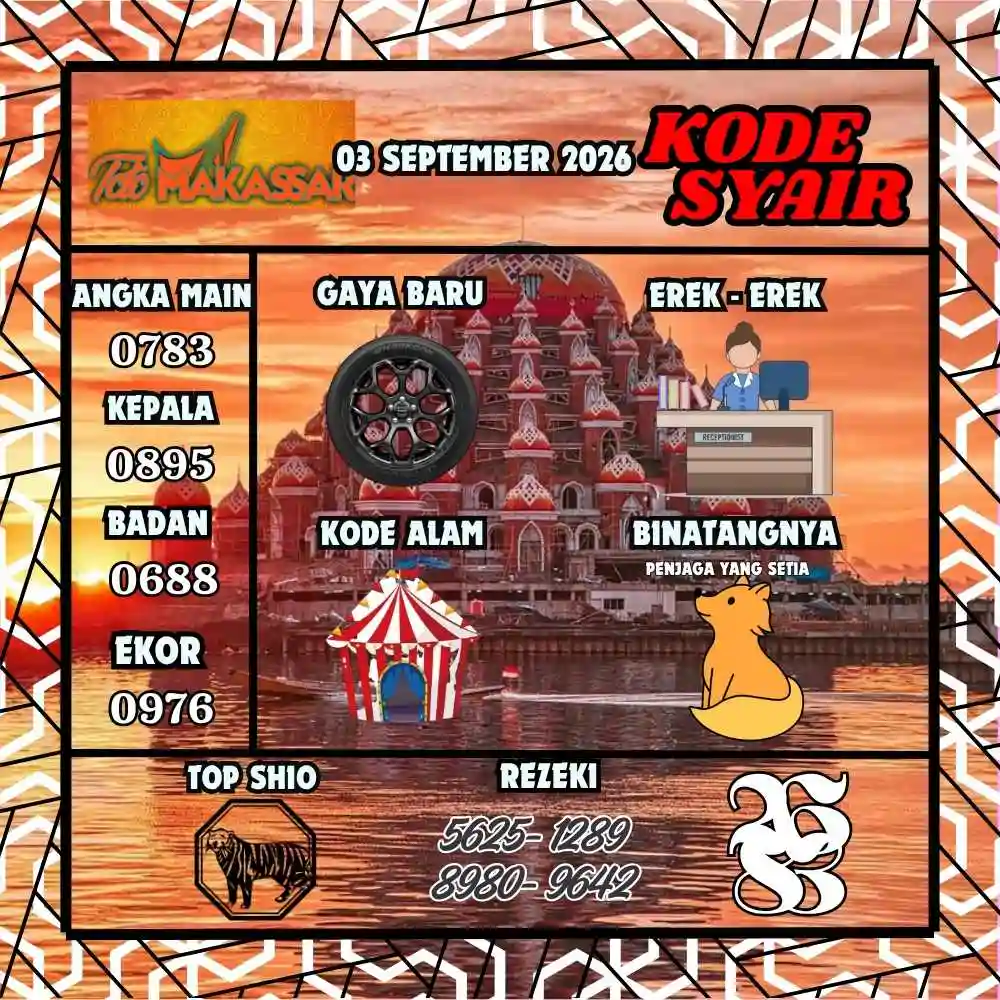 Kode Syair Makasar Pools September 2026
