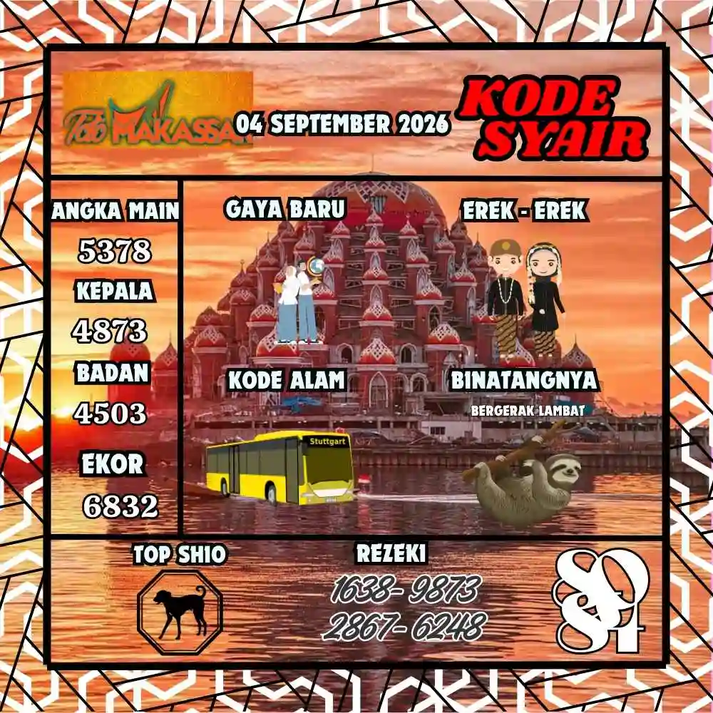 Kode Syair Makasar Pools September 2026

