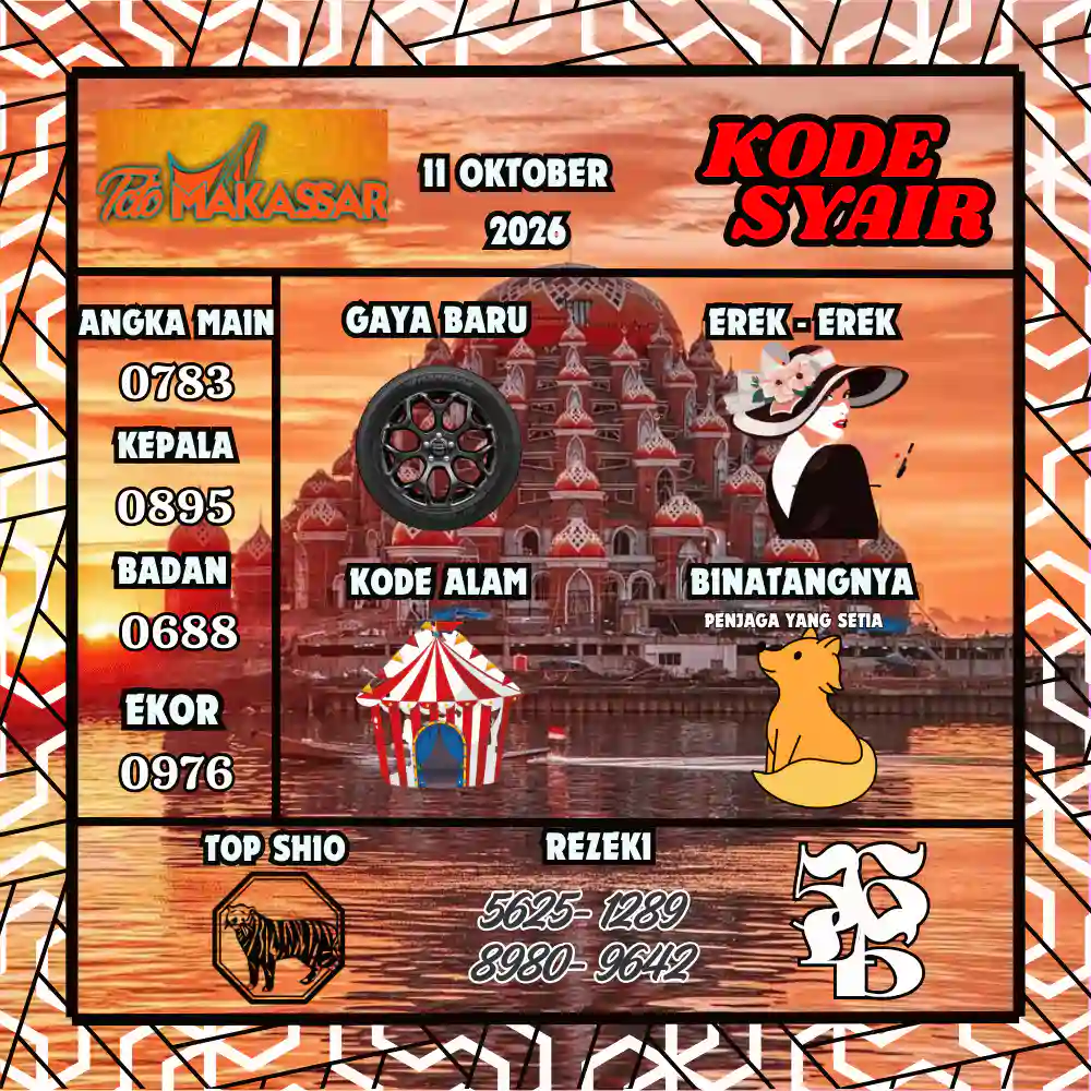 Kode Syair Makasar Pools Oktober 2026
